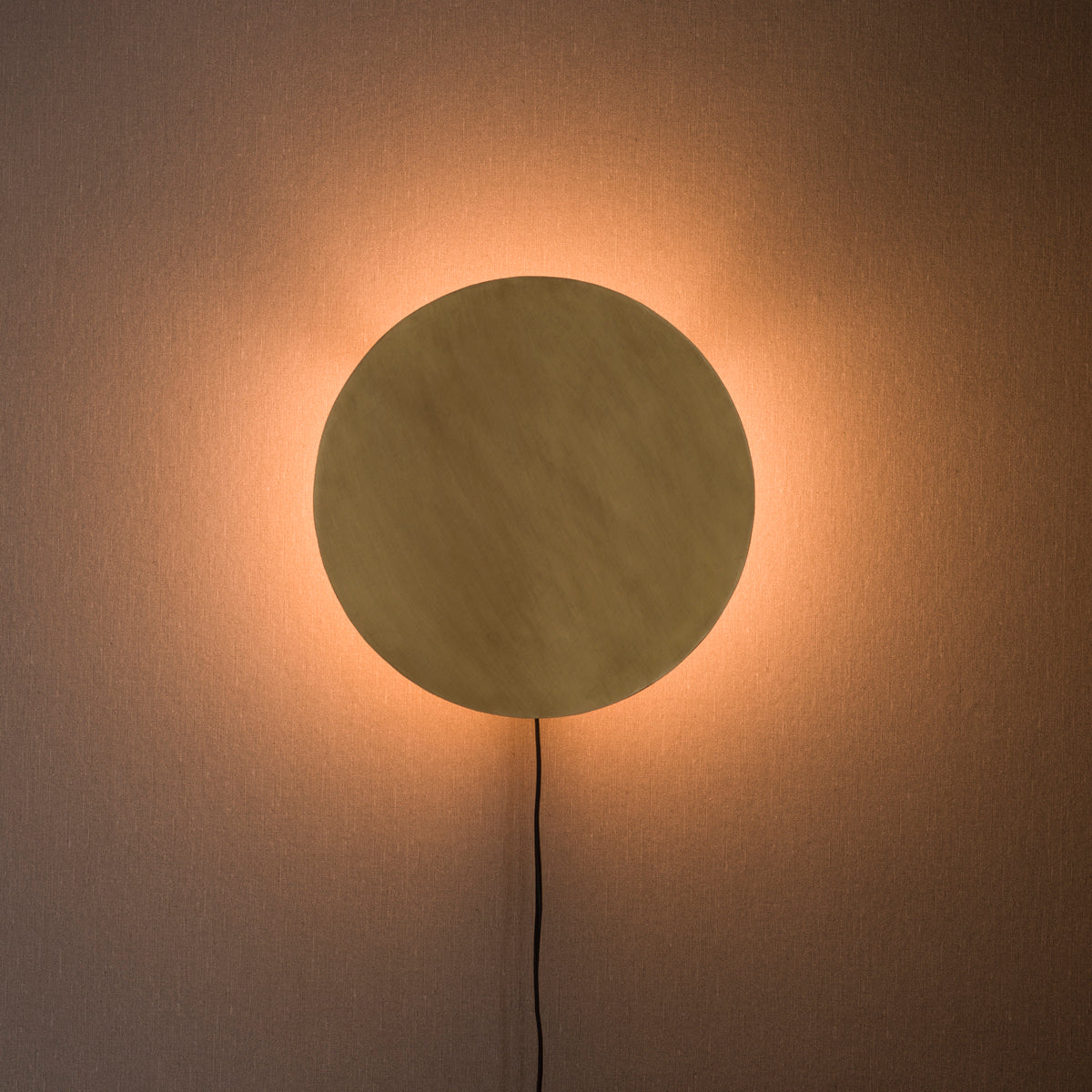 Fullmoon Wall lamp Pale gold 35cm