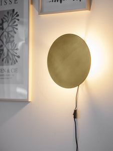 Fullmoon Wall lamp Pale gold 35cm