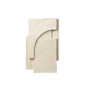 Wall Sculpture Serif off white