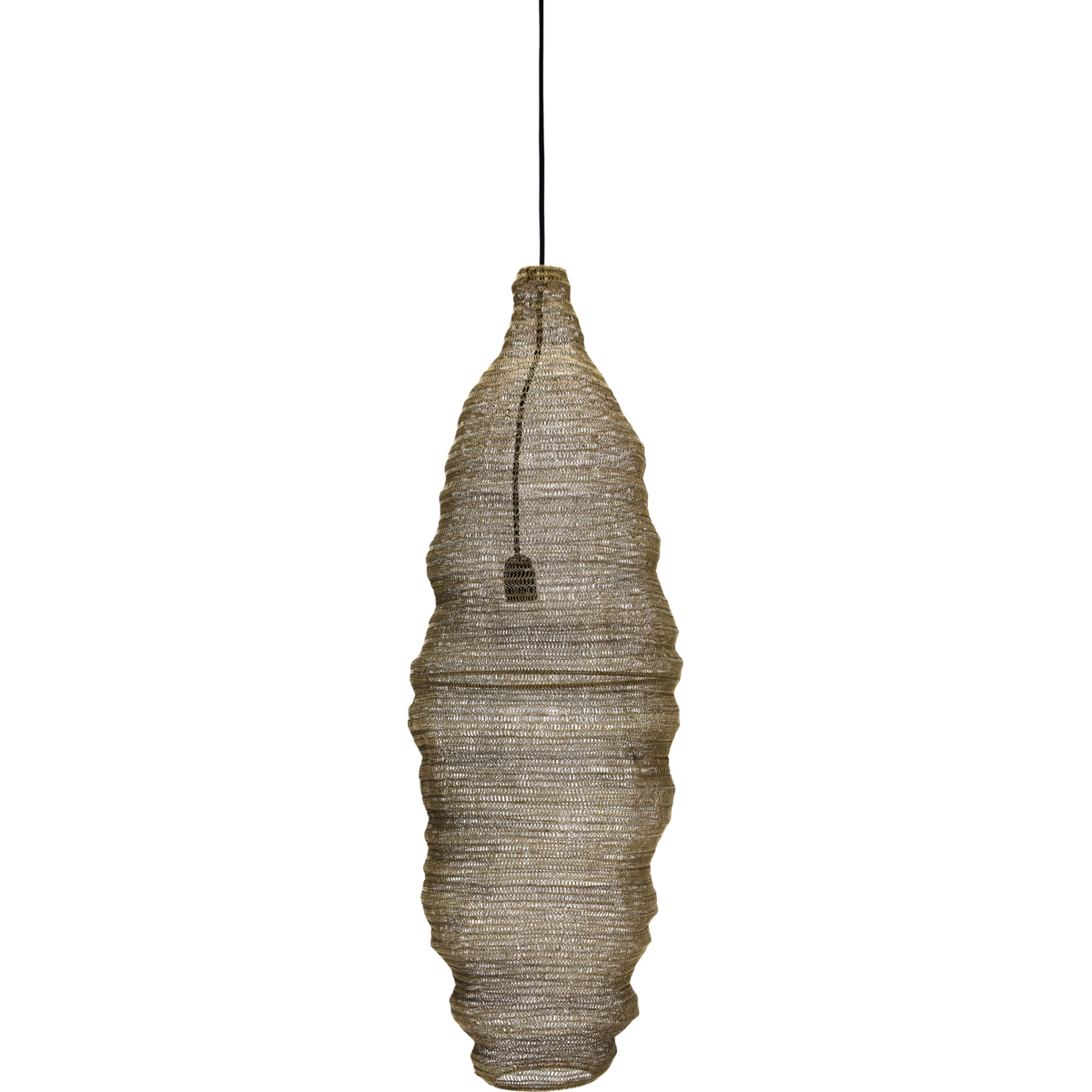 Metallist laevalgusti Mesh Antique champagne