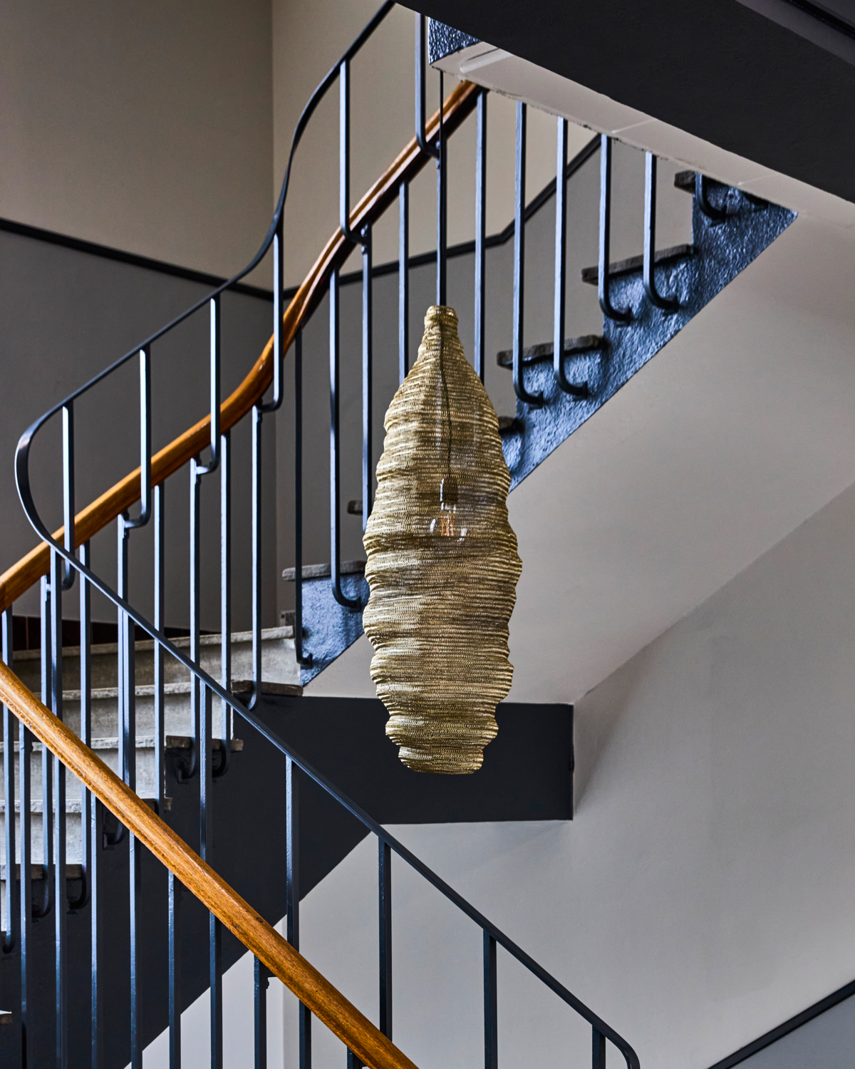 Metallist laevalgusti Mesh Antique champagne