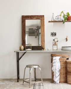 Mirror with wooden frame 60x90