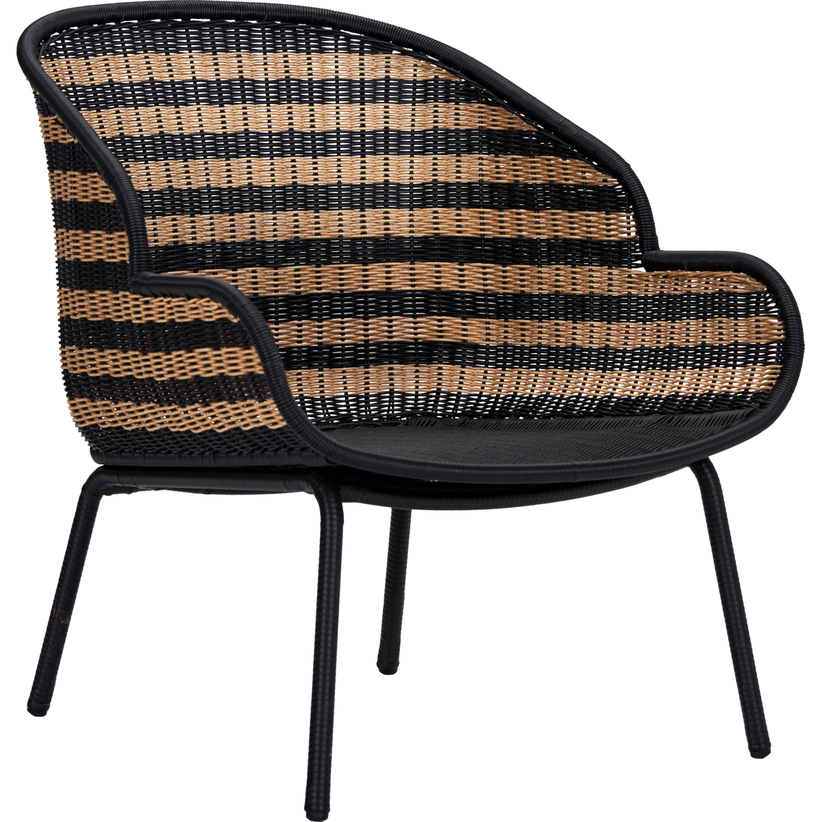 Lounge chair Hapur Stripes