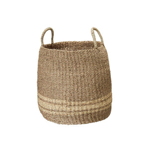 Seagrass basket with handles S