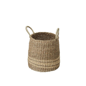 Seagrass basket with handles L