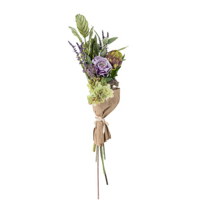 Whisper Artificial Bouquet, Purple, Plastic