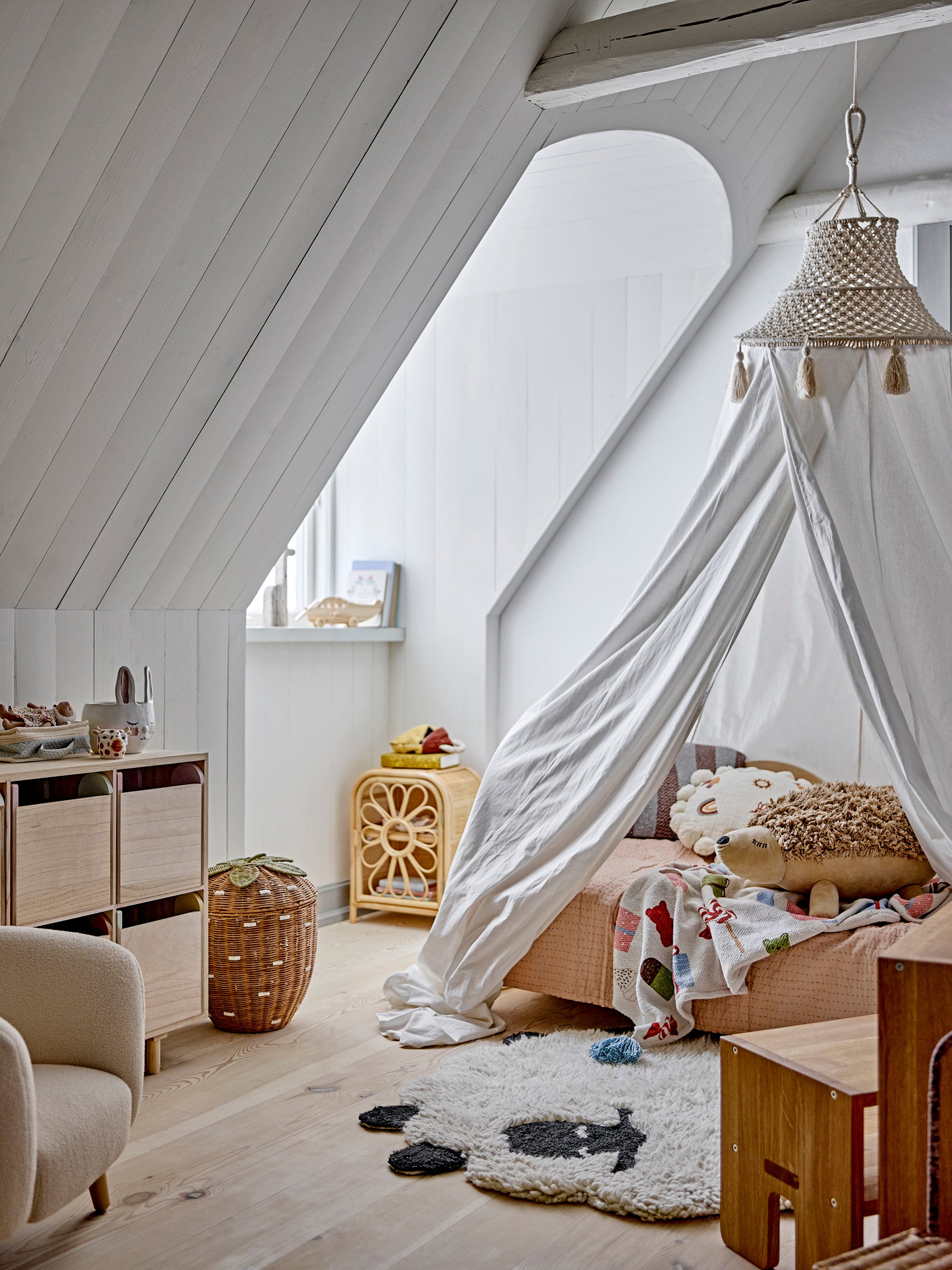 Valge villavaip Shaun