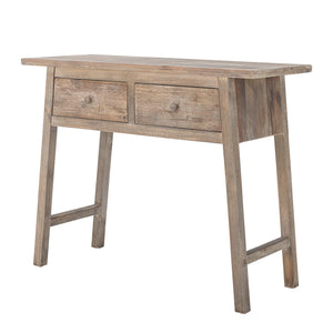 Camden Console Table, Nature, Reclaimed Pine Wood