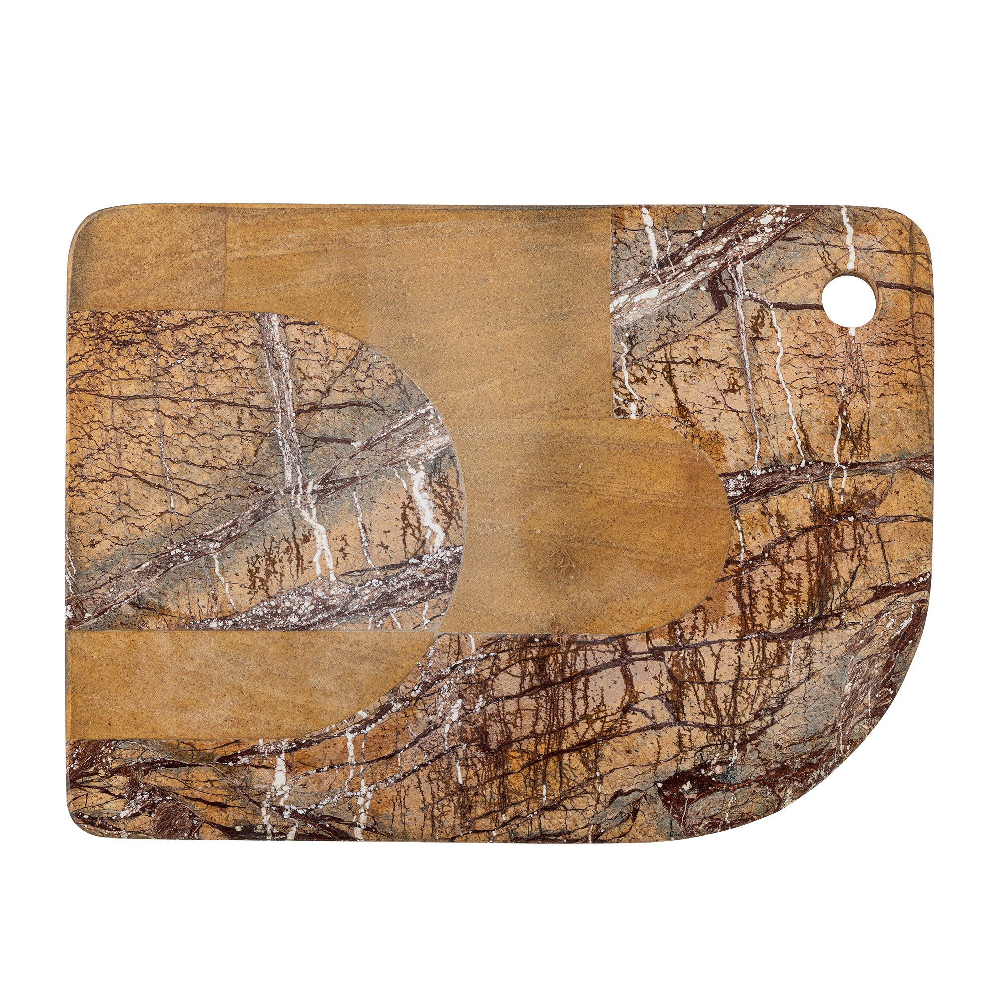 Cutting Board Abrianna brown marble