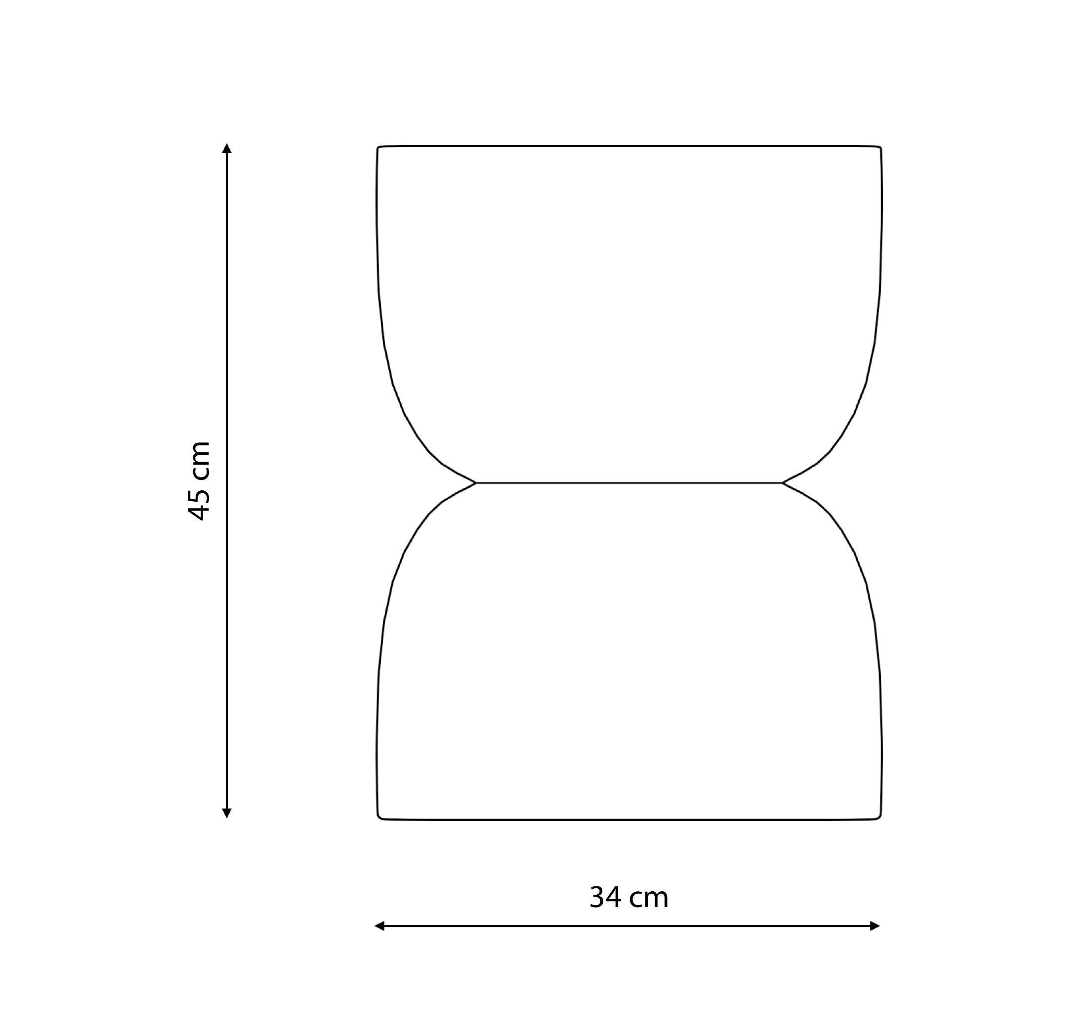 Table / stool George natural