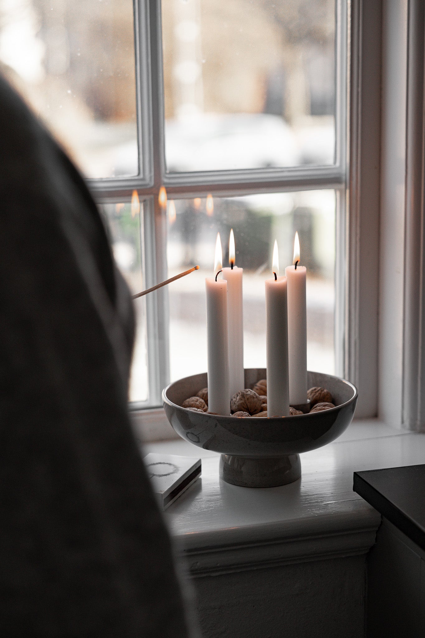 Glasuuritud küünlajalg / kauss  Kuma