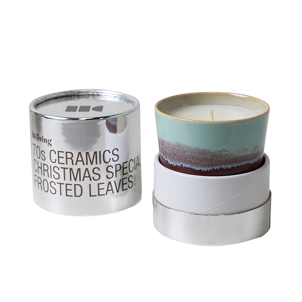 Kinkepakendis lõhnaküünal Frosted Leaves