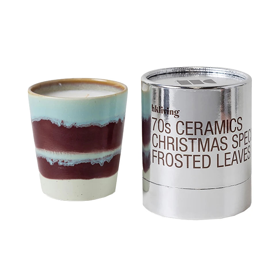 Kinkepakendis lõhnaküünal Frosted Leaves