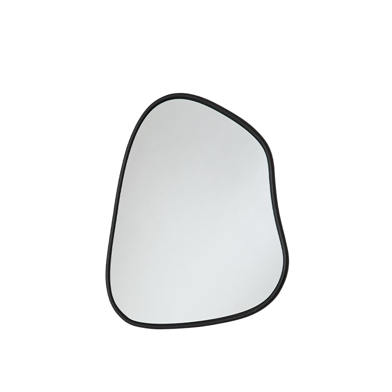 seinapeegel must orgaaniline kuju eegantne stiilne sobib kõikjale wall mirror black frame organic shape elegant for everybody
