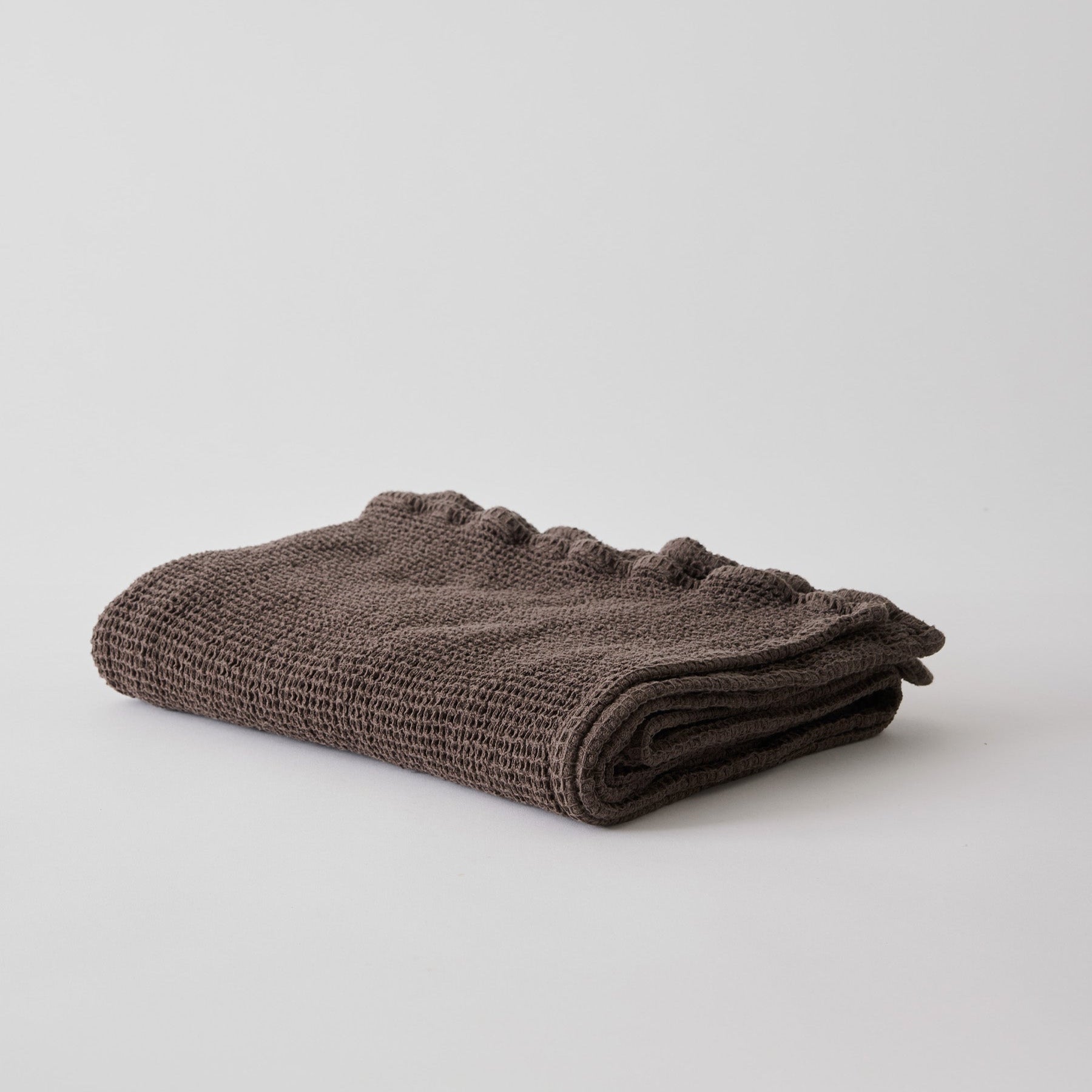 Vahvelrätik Nella taupe 70x140