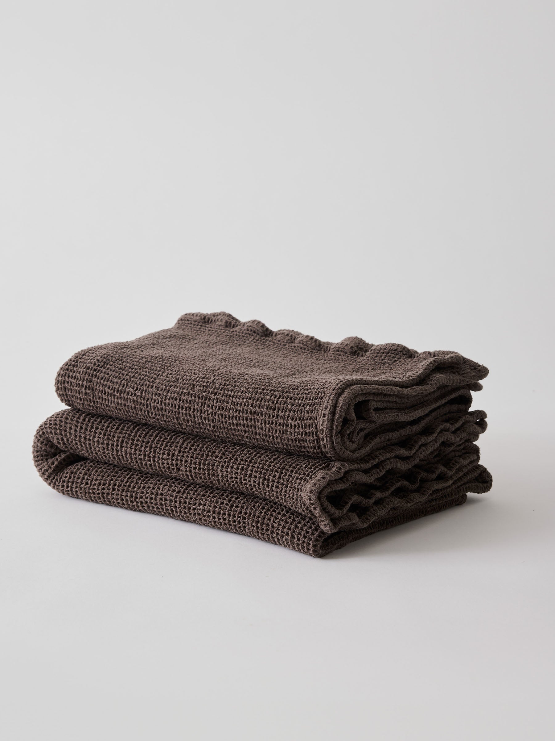 Vahvelrätik Nella taupe 70x140