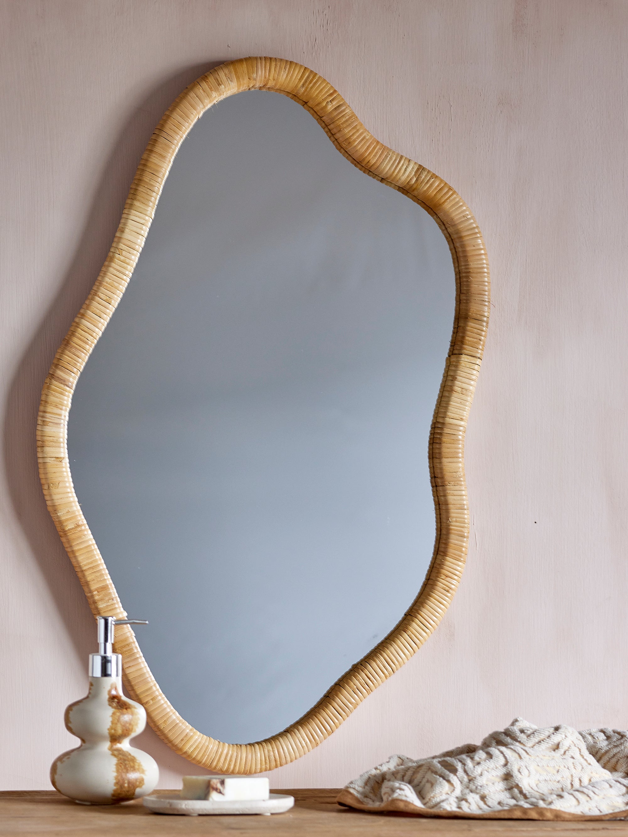 Ashlie rattan mirror