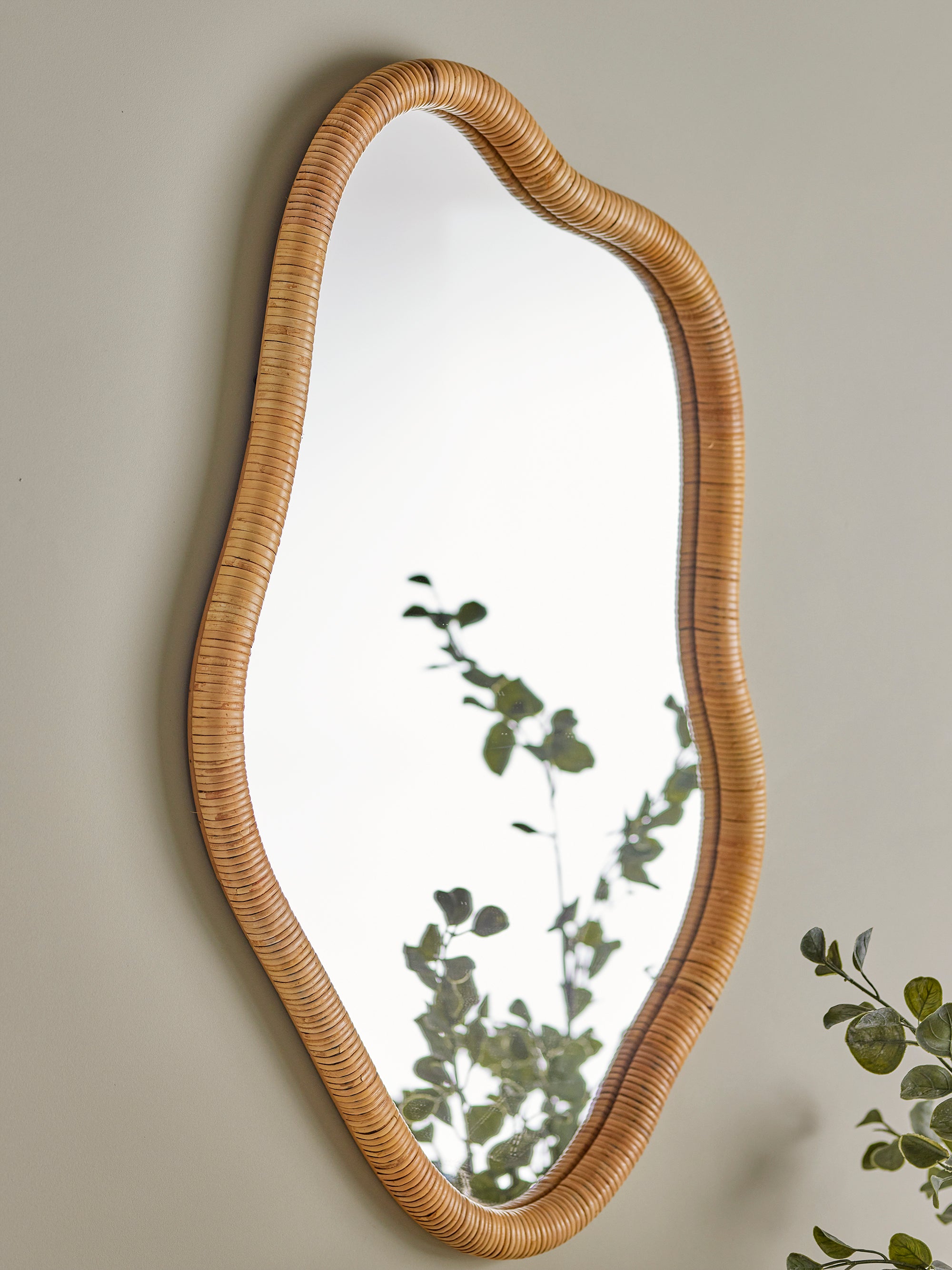 Ashlie rattan mirror