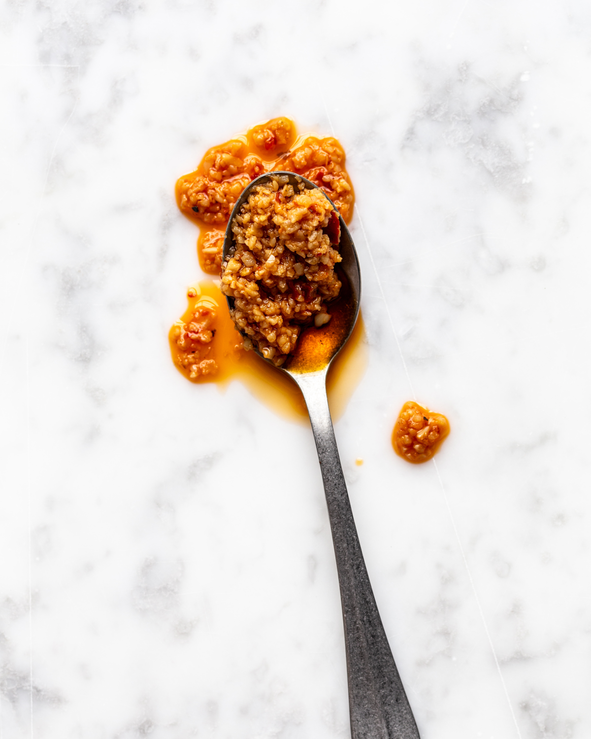 Spicy garlic in chili oil