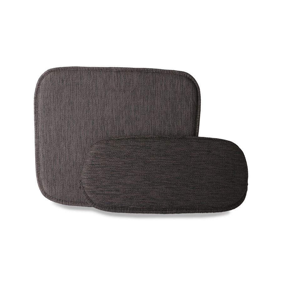 Wire bar stool comfort kit, Dark Grey