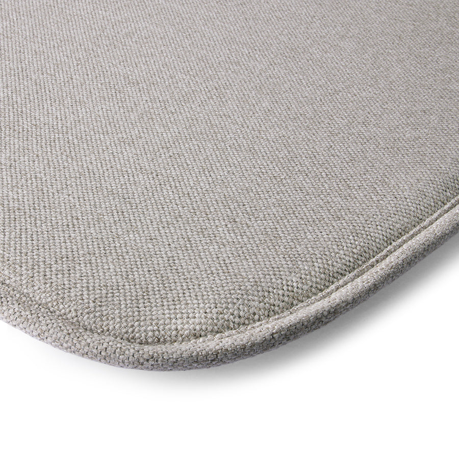 Seat cushions for a metal chair, Pebble