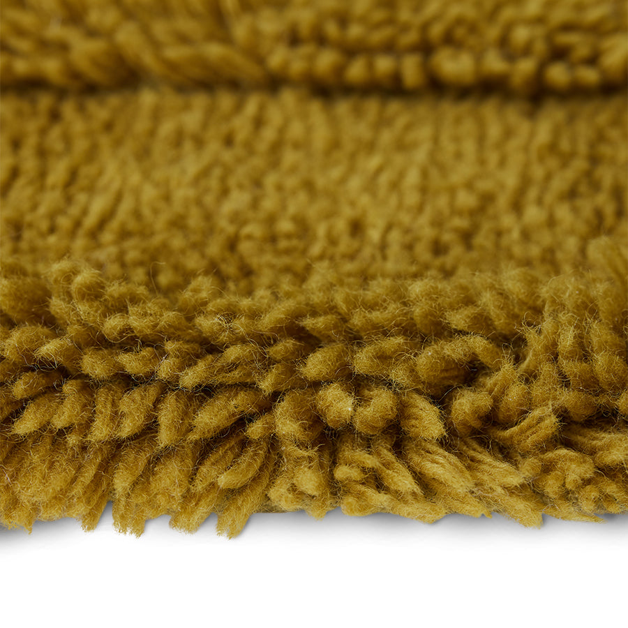 Round woolen rug Seaweed 150