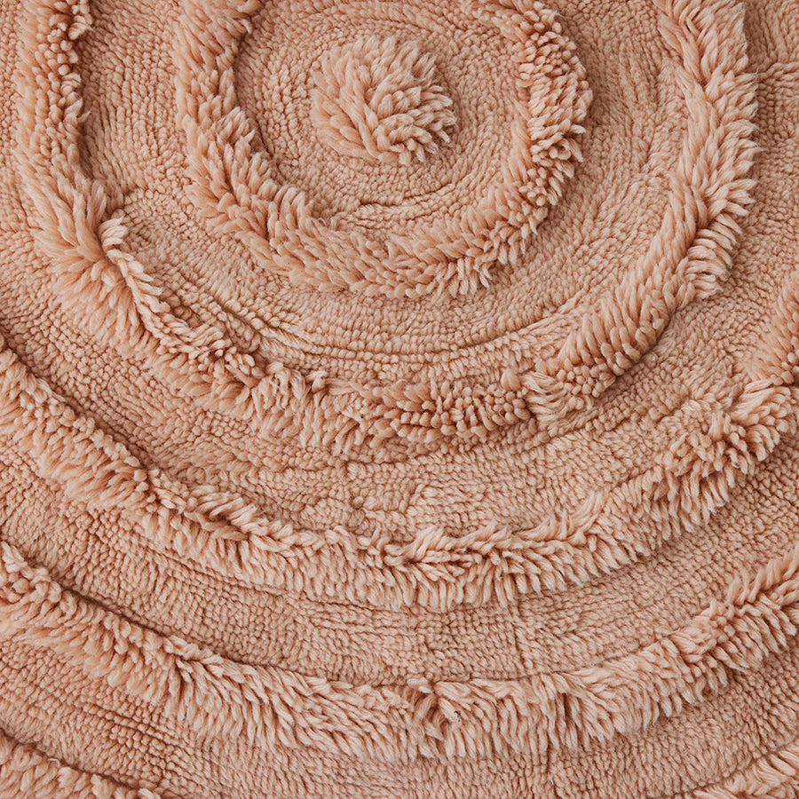 Round woolen rug Soft Pink 150 – TAKARA NORD