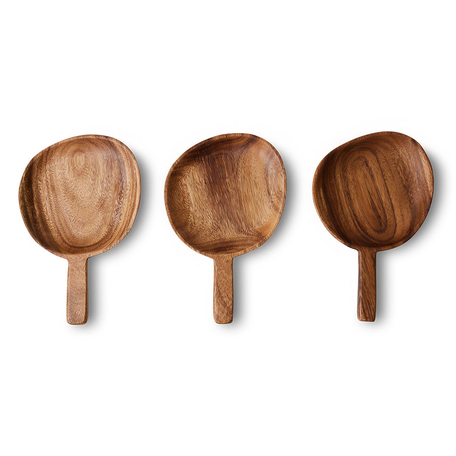 Acacia base / plate Mira M