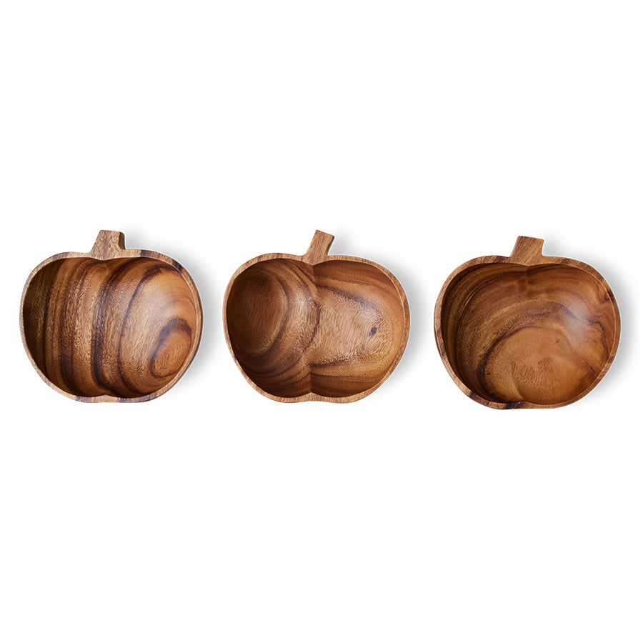 Acacia bowl Apple L