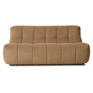 Lounge sofa Lazy, Rib brown