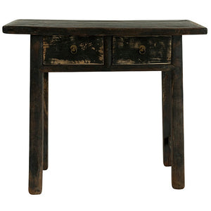 Vintage laud on unikaalne, rohkem kui 100-aasta vanune ese.  Materjal: Puit/viimistletud musta värvi vahaga. Lauad erinevad nii mõõtudelt kui kujult, kuna tegu on unikaalse käsitööga ning vana esemega