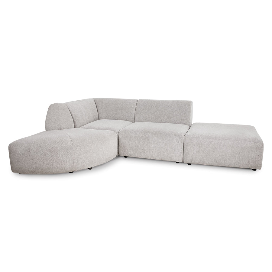 Jax couch, element right corner, Light Grey
