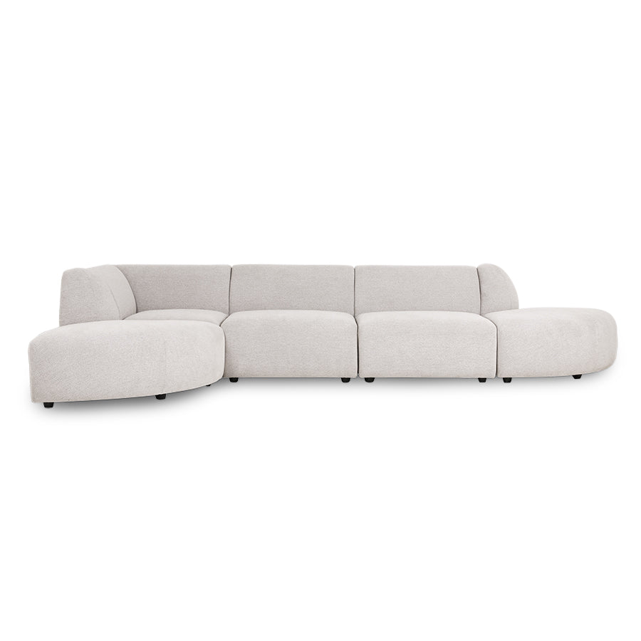 Jax couch element left corner, Light Grey