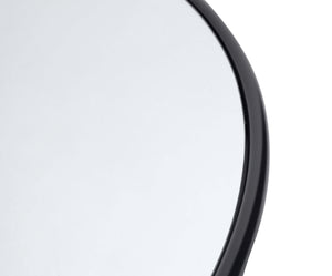 Round mirror with black frame L