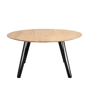 Söögilaud ümmargune laud naturaalne tammepuidust laud interjöör disain köögimööbel söögitoa laud dinig table