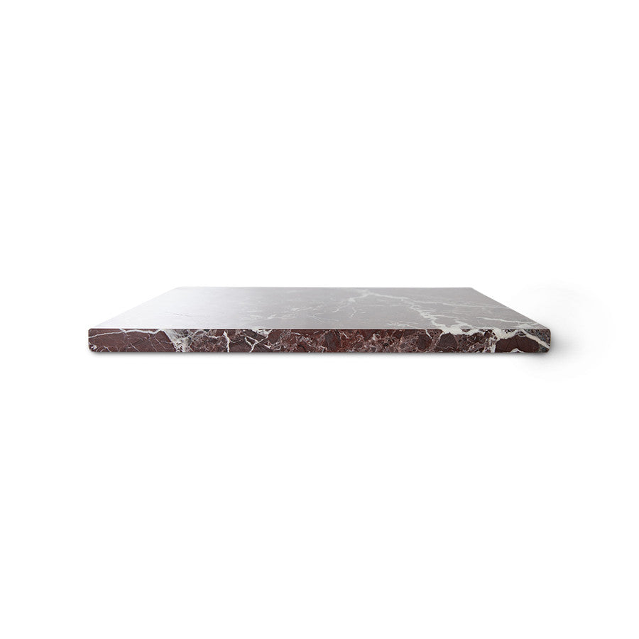 Marble base/cutting board Burgundy 50x40