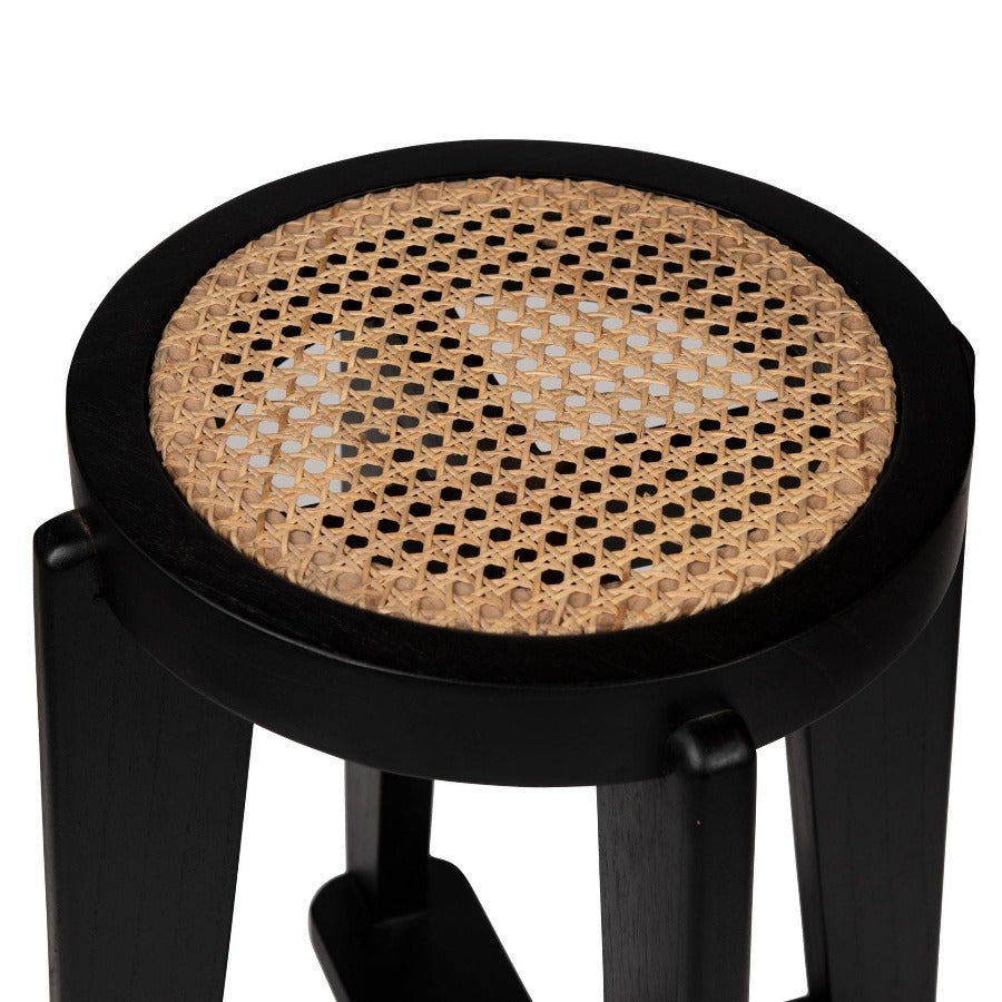 Bar stool Chic Cane black
