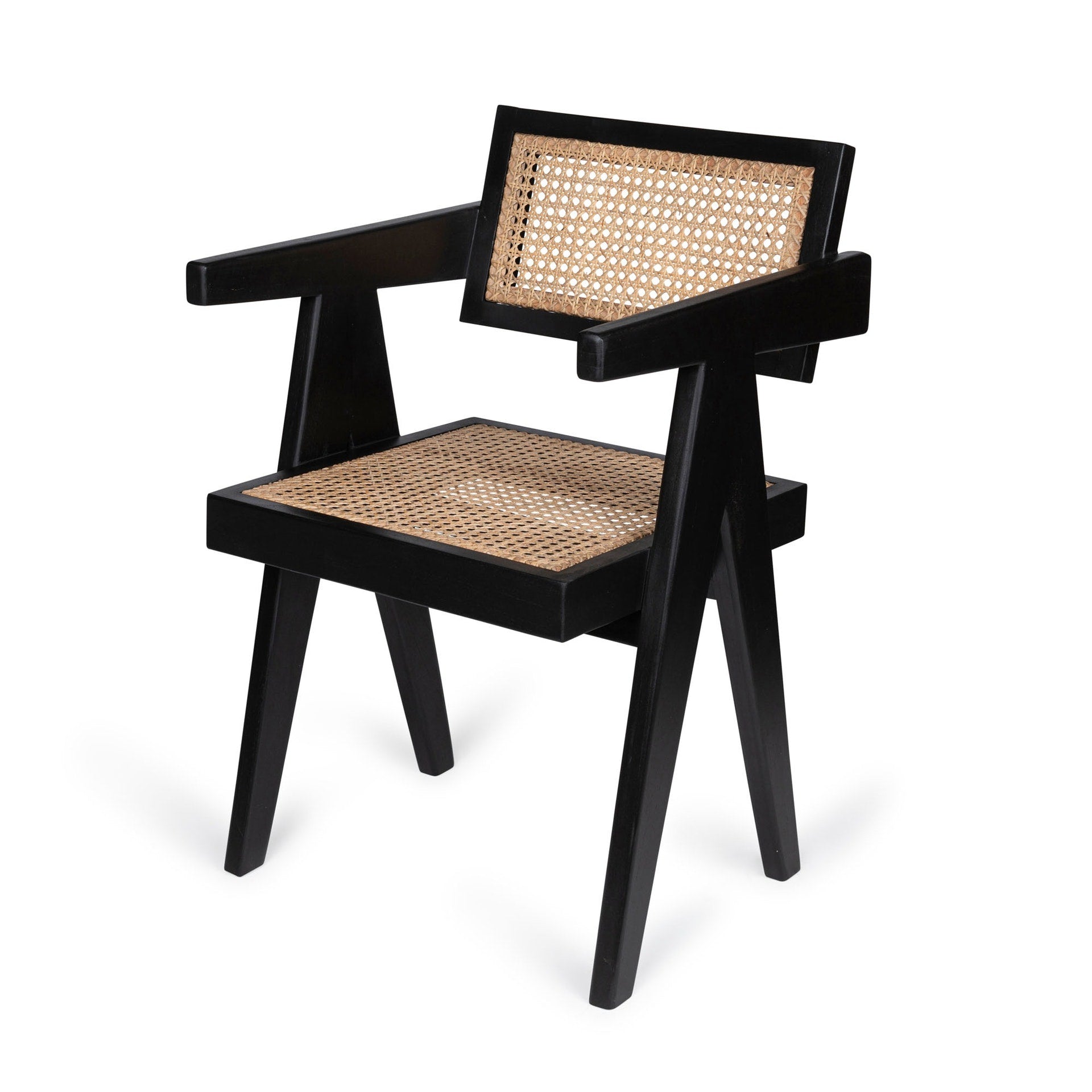 Easy Chair with armrests - black