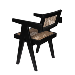 Easy Chair with armrests - black