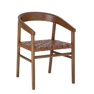 Chair with Leather Stripes