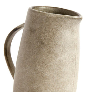 jug ceramic with handle glazed color oyster kann sangaga keraamiline vase vaas decoration accessory