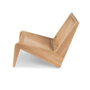 Naturaalset tooni ja rotangiga lounge-tool on toodetud käsitööna Indoneesias tugevast Mindi puidust (sarnaneb tammepuidule). Inspireeritud 1950. aastate Chandigarhi stiilist.  Istmel kasutatud rotang on naturaalne materjal ning võib seetõttu erineda värvi ja tekstuuri poolest.  Toodetud suure kirega nii stiili kui ka looduslike materjalide vastu, et tuua sinu koju klassikaline modernistlik disain.