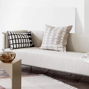 Contemporarary Cushion | Black/Off-white