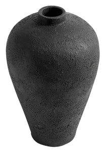 jar flower pot floor vase black terracotta vase decoration lillevaas pott mus terrakota dekoratsioon põrandavaas stocmann
