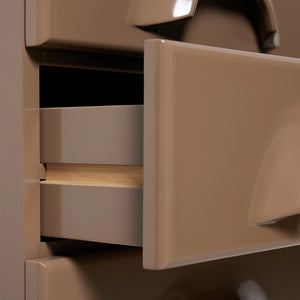 Chest of 6 drawers, Mocha