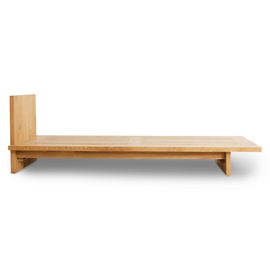 Outdoor daybed teak, natural