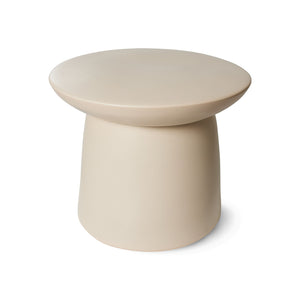 Cream ceramic coffee table L