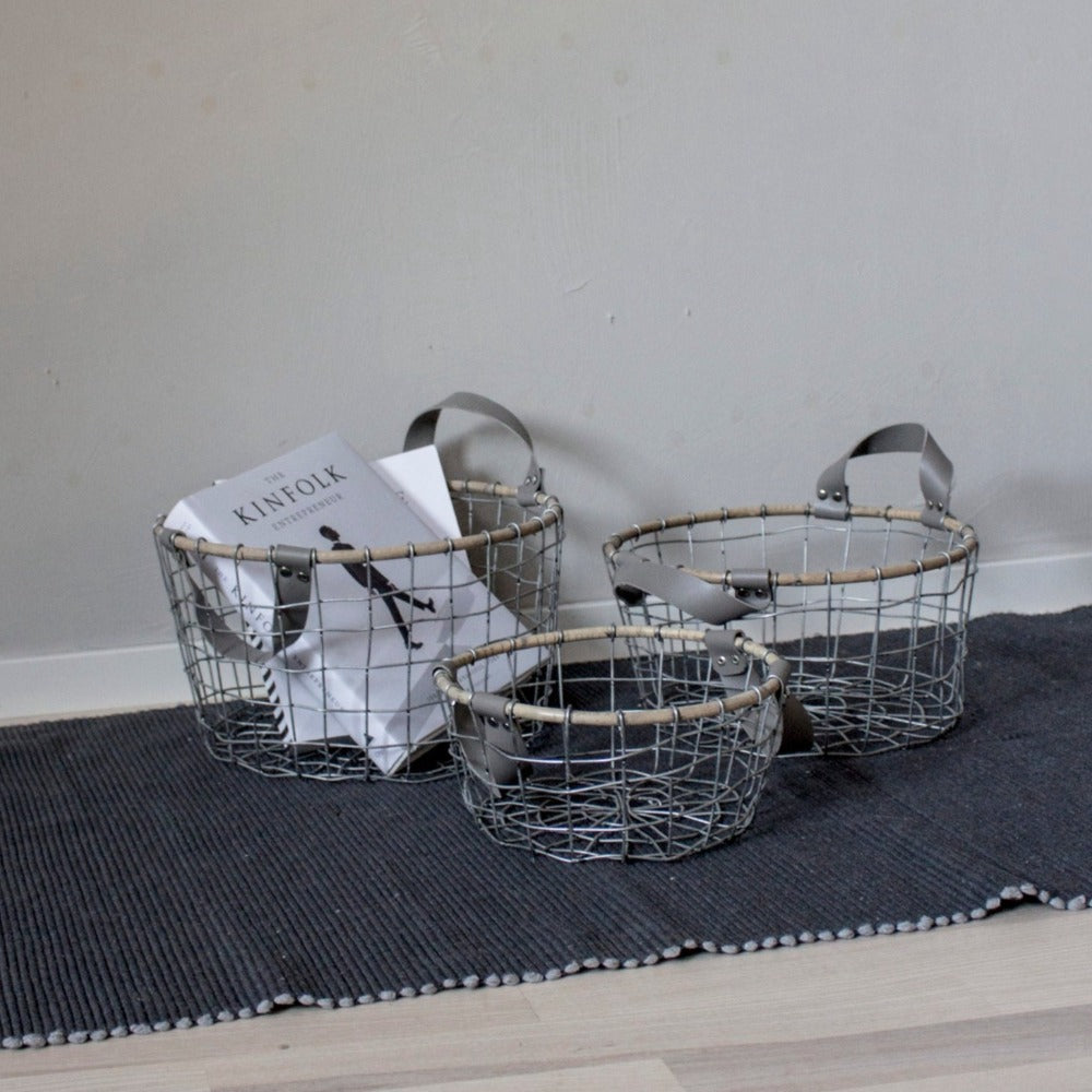 Metal wire basket S