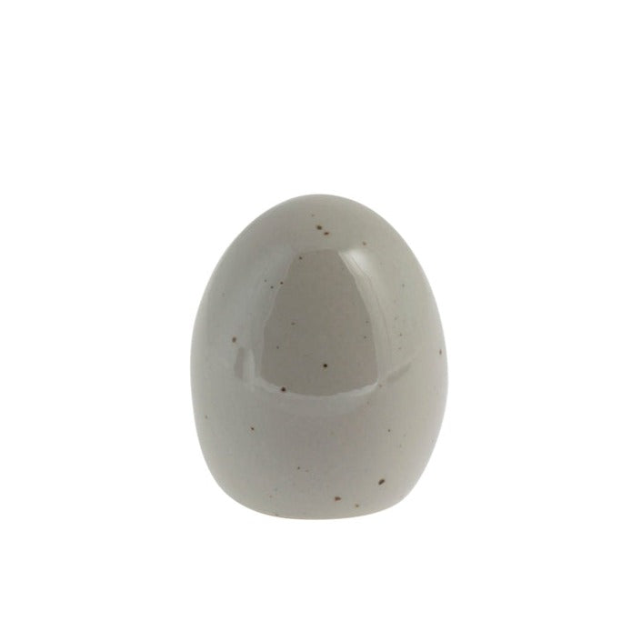 Gray ceramic egg S