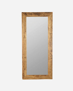 Floor mirror with wooden frame 95x210
